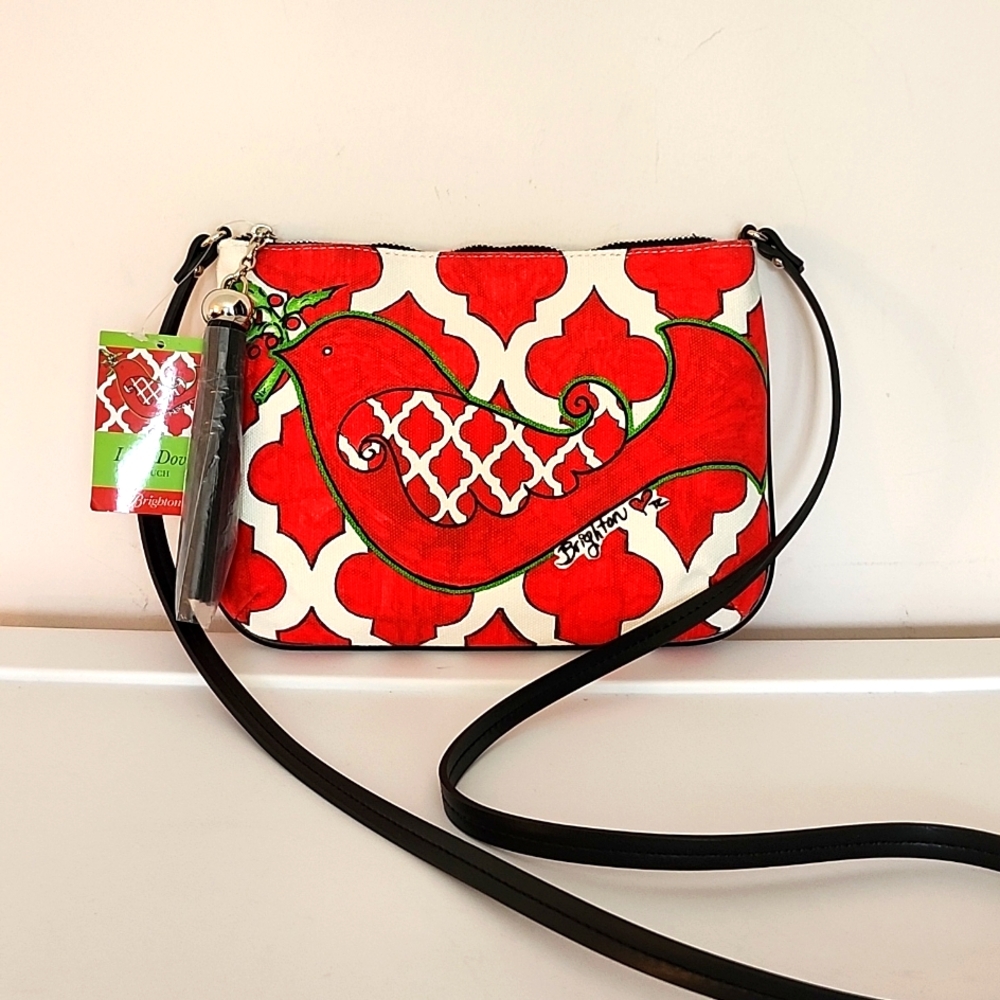 Brighton Canvas Crossbody w/Free Makeup Pouch